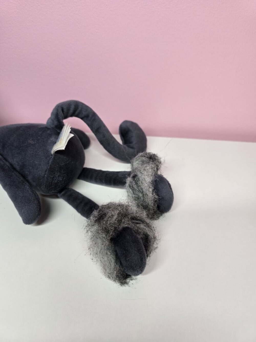 Jellycat Swellegant Kitty Cat Elegant Fancy Fluffy Glitter Plush 14"-Matted Hair - Picture 10 of 16